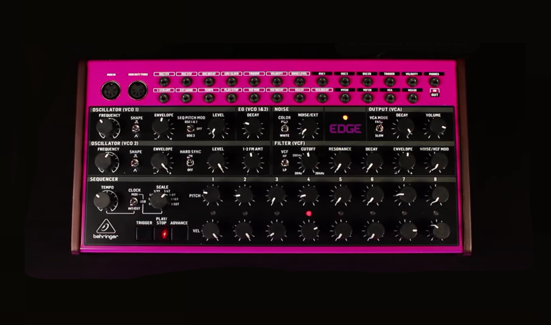 Behringer Edge: Neuer Drum Synthesizer nach Moog DFAM-Vorbild