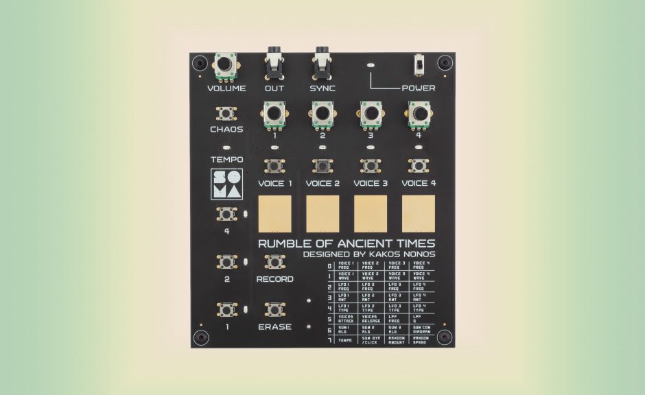 Soma Labs: Rumble of Ancient Times 8-Bit Synthesizer
