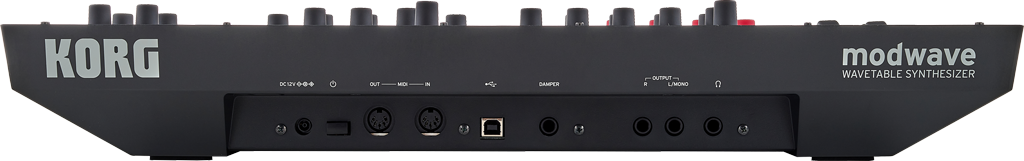 Korg Modwave Anschl&uuml;sse.