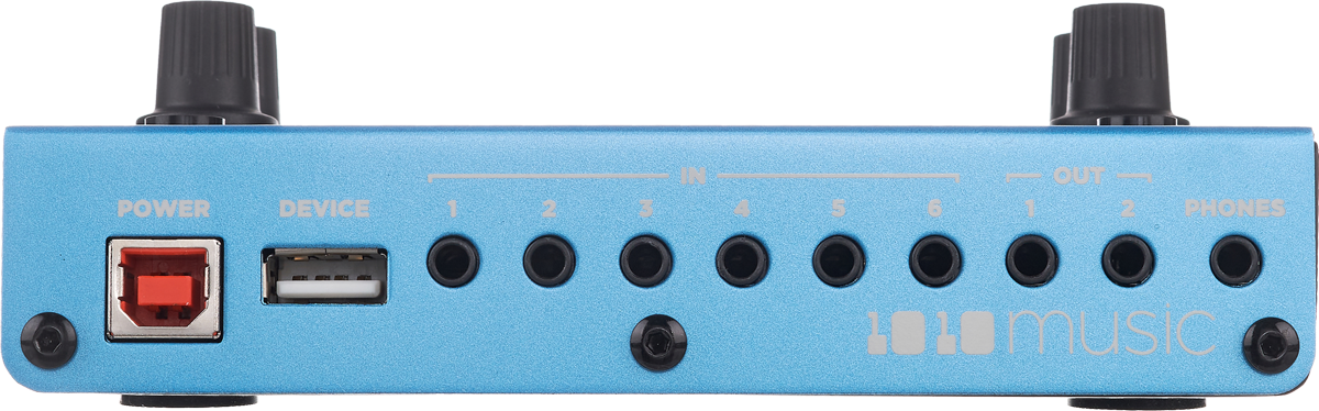 1010music Bluebox Anschl&uuml;sse.