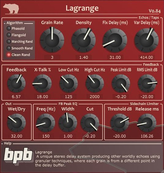 Freeware Delay Lagrange.