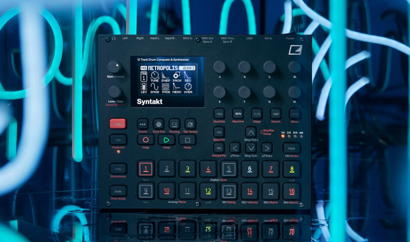 Elektron Syntakt: Drummachine und Synthesizer mit 12 Tracks