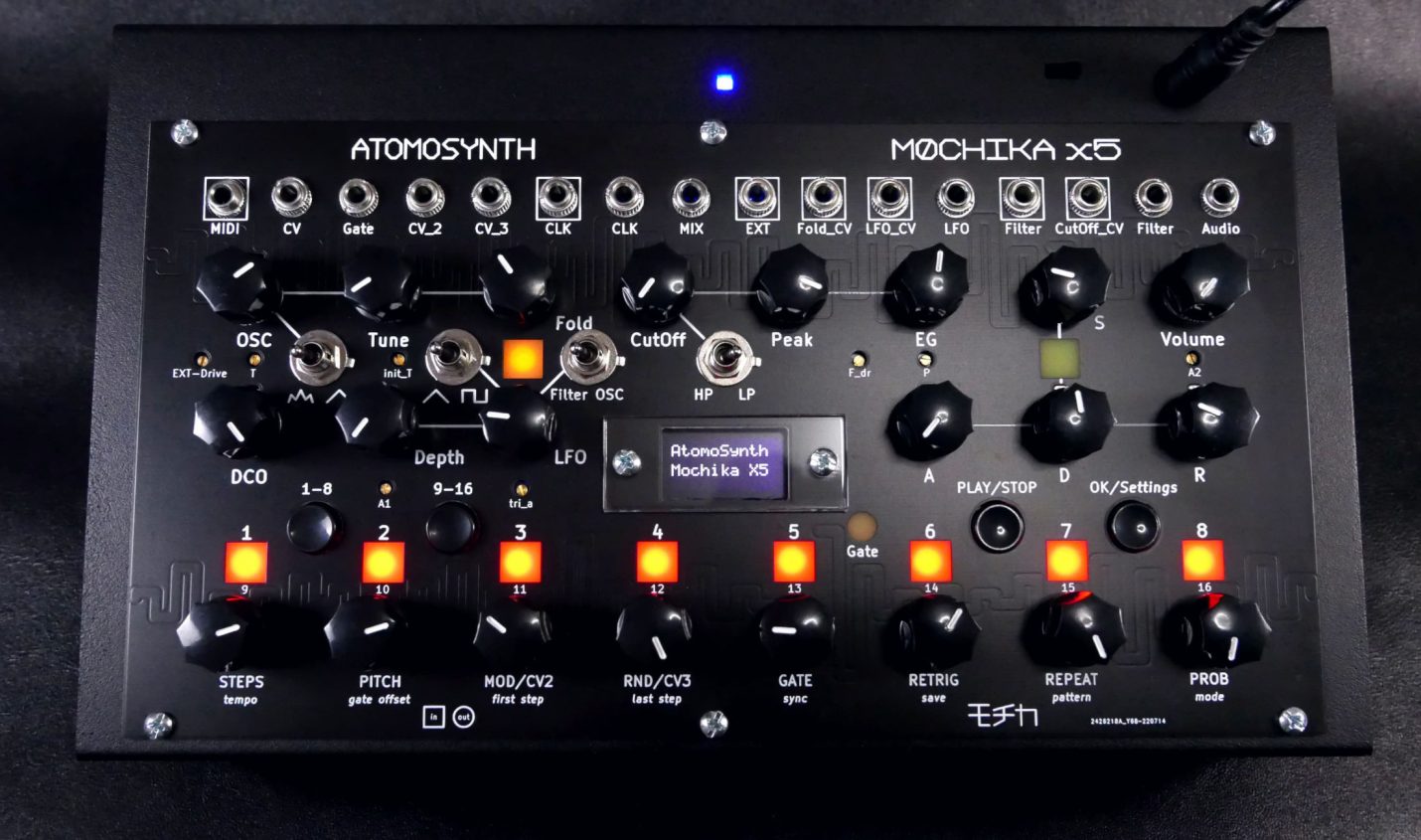 AtomoSynth Mochika X5: Überarbeitete Version für Eurorack und Standalone