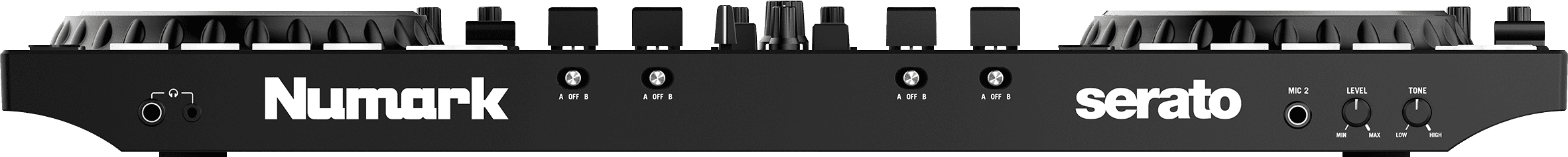  Numark NS4FX Vorderansicht.