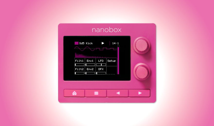 1010music nanobox razzmatazz: Drum-Sequencer mit FM-Synthese und Sampling
