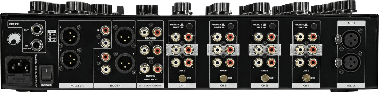  Ommitronic TRM-422 R&uuml;ckansicht.
