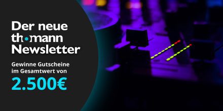 Thomann: Gutschein-Verlosung zum Start des neuen Newsletters