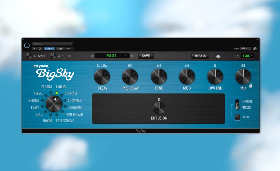 Strymon BigSky: Plugin des großen Reverb Pedals veröffentlicht