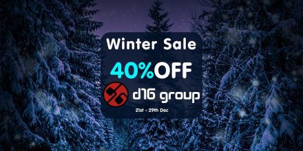 Deal: d16 Winter Sale - 40 % Rabatt auf alle Plugins & Bundles!