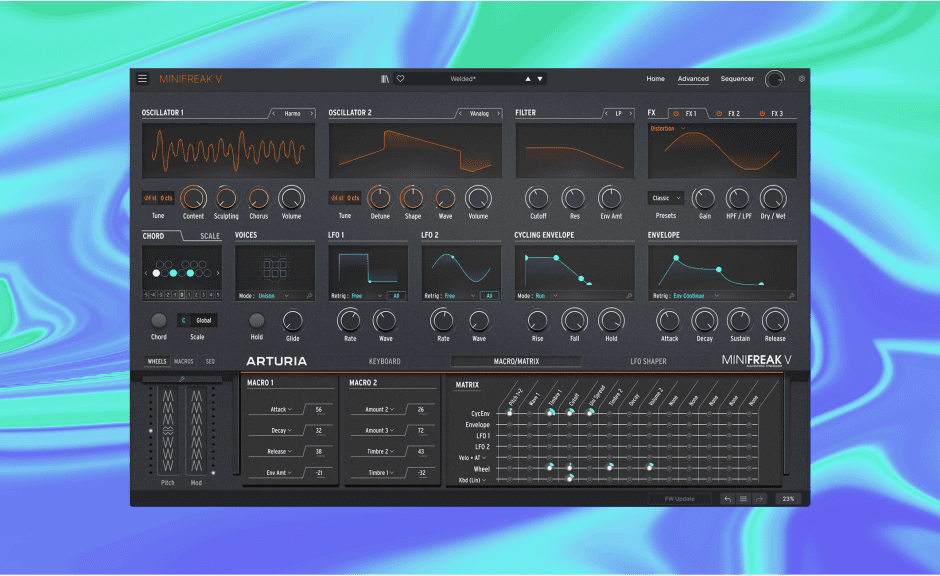 Arturia MiniFreak V: Software-Plugin ab sofort ohne Hardware-Synthesizer erhältlich