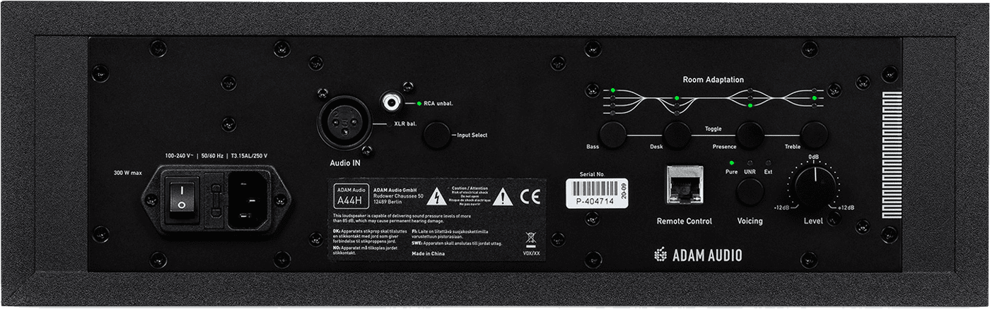 Adam Audio A44H R&uuml;ckansicht
