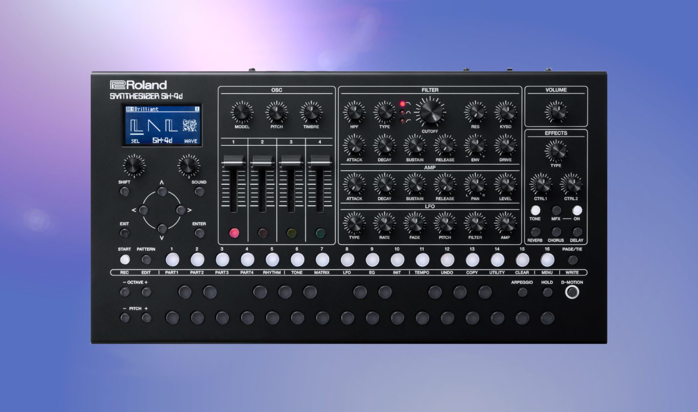 Roland SH-4d: Desktop-Synthesizer mit vielseitigen Oszillator-Modellen