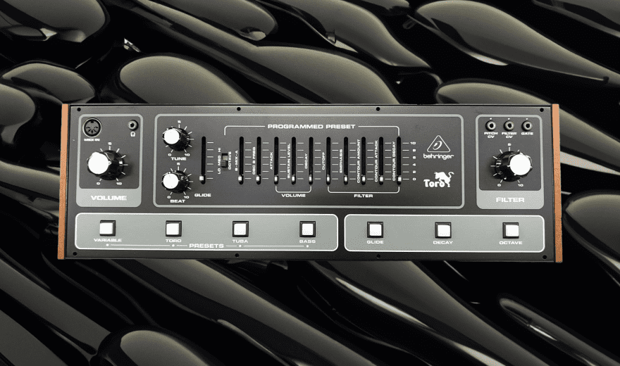 Behringer Toro: Klon von berühmten Bass-Syntehsizer Moog Taurus vorgestellt