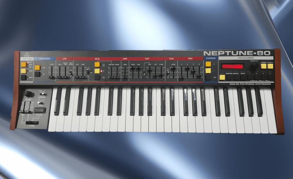 Behringer: Neptune-80 ist ein Juno 6/60-Klon mit 8 Stimmen