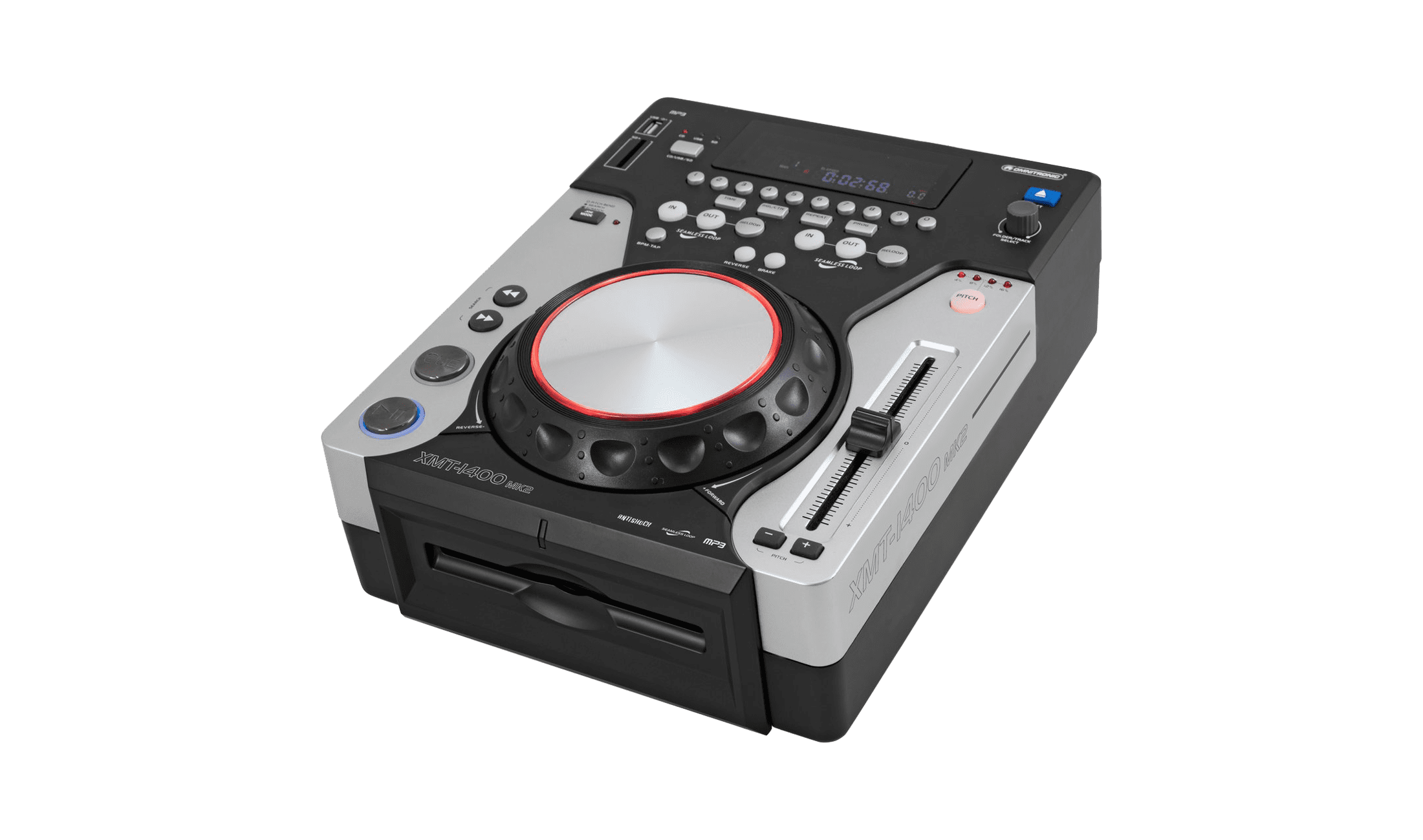 Test: Omnitronic XMT-1400 MK2 / DJ-Mediaplayer