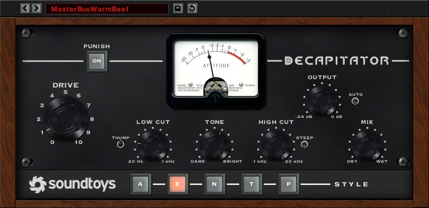 Soundtoys Decapitator.