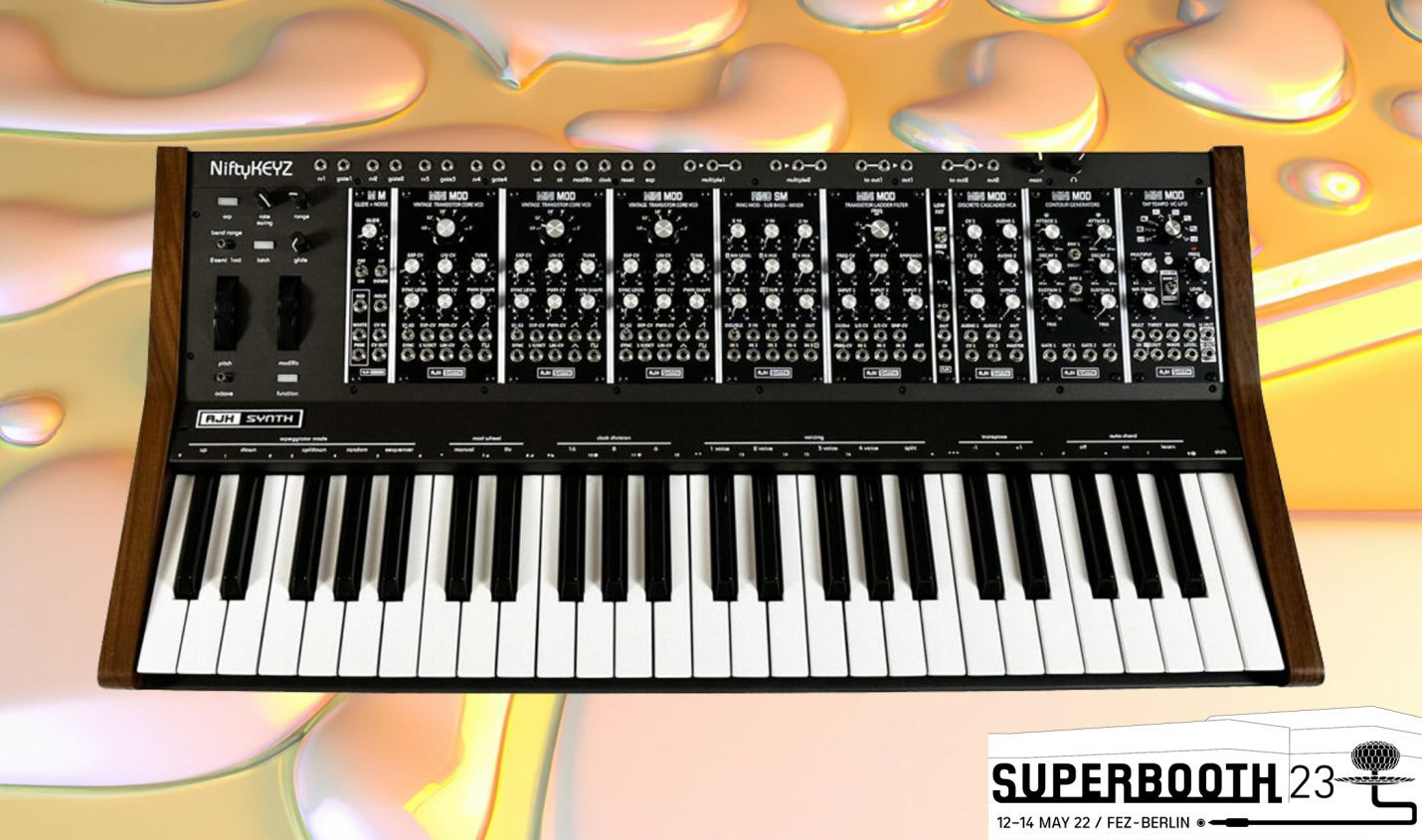 Superbooth 23: AJH Synth MiniMod Keyz – modularer Minimoog