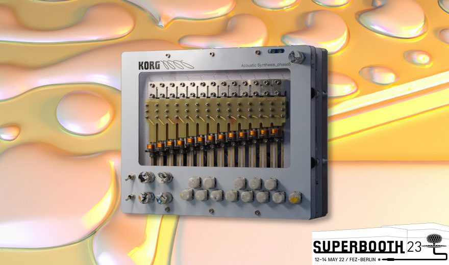Superbooth 23: Korg Berlin – Prototyp des Acoustic Synthesis_phase 5