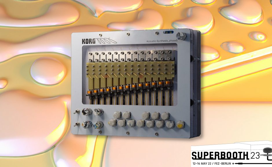 Superbooth 23: Korg Berlin – Prototyp des Acoustic Synthesis_phase 5