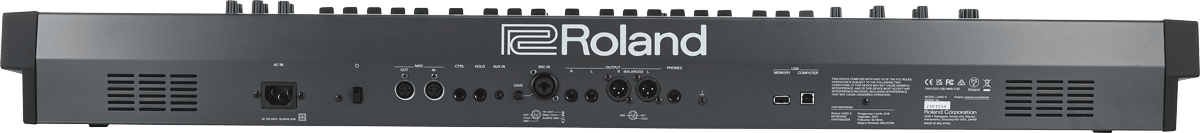 Roland Juno-X Anschl&uuml;sse.