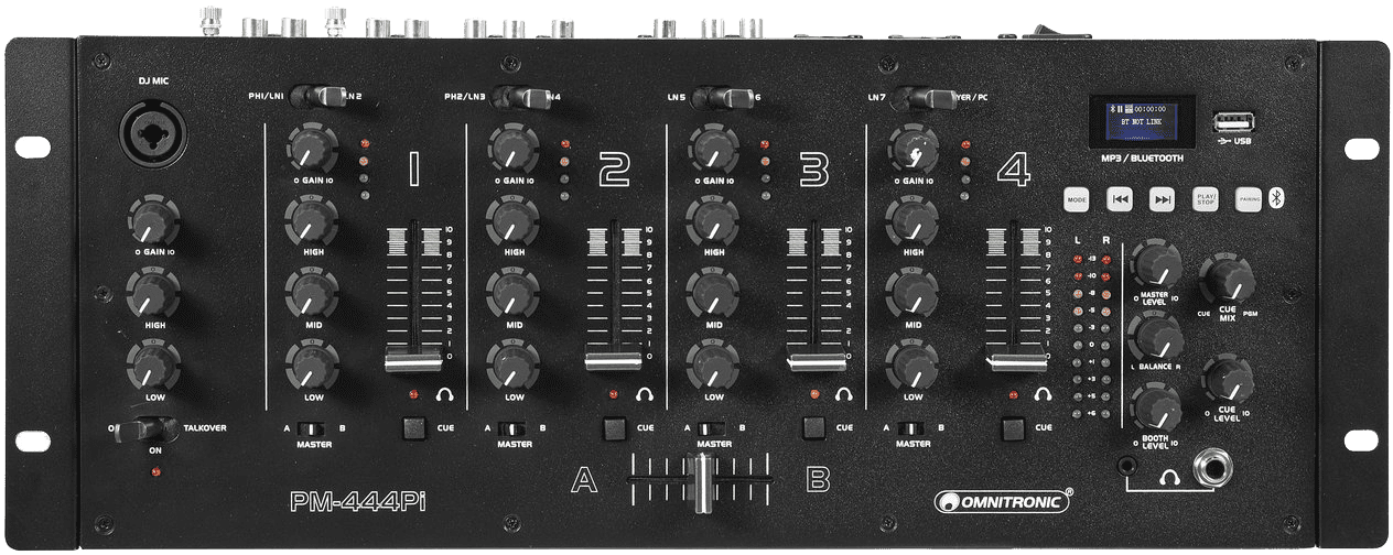 Omnitronic PM-444Pi Draufsicht