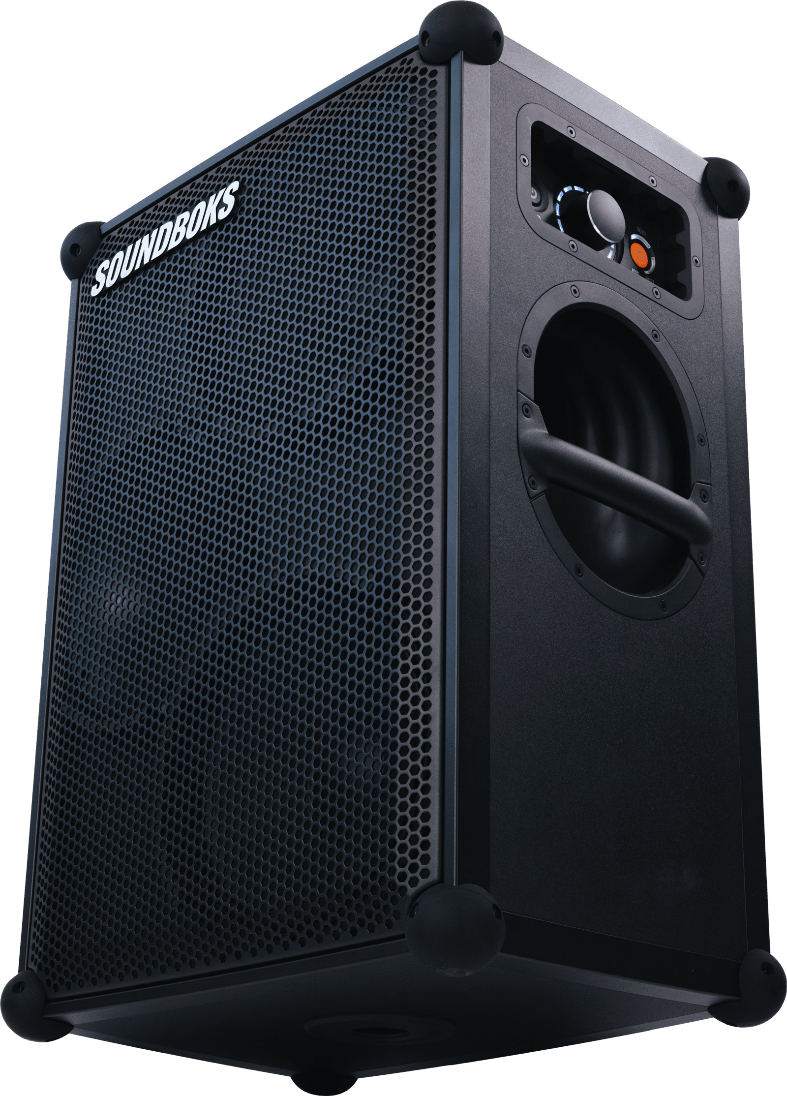 SOUNDBOKS 4 von schr&auml;g unten.