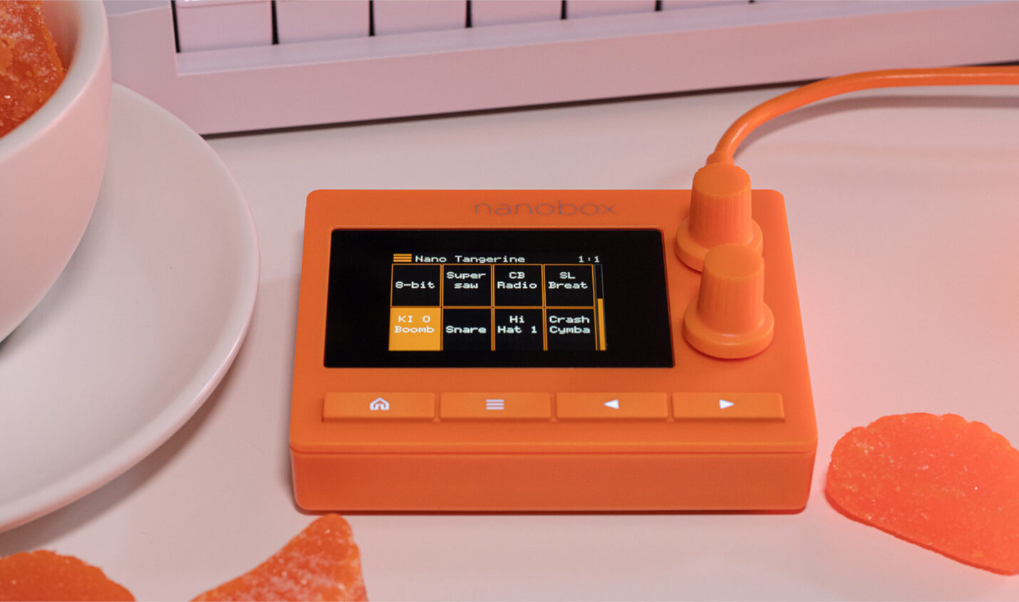 1010music nanobox tangerine: Sampler im Mini-Format