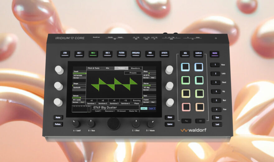 Waldorf Iridium Core: Kompakte Version mit 12 Stimmen