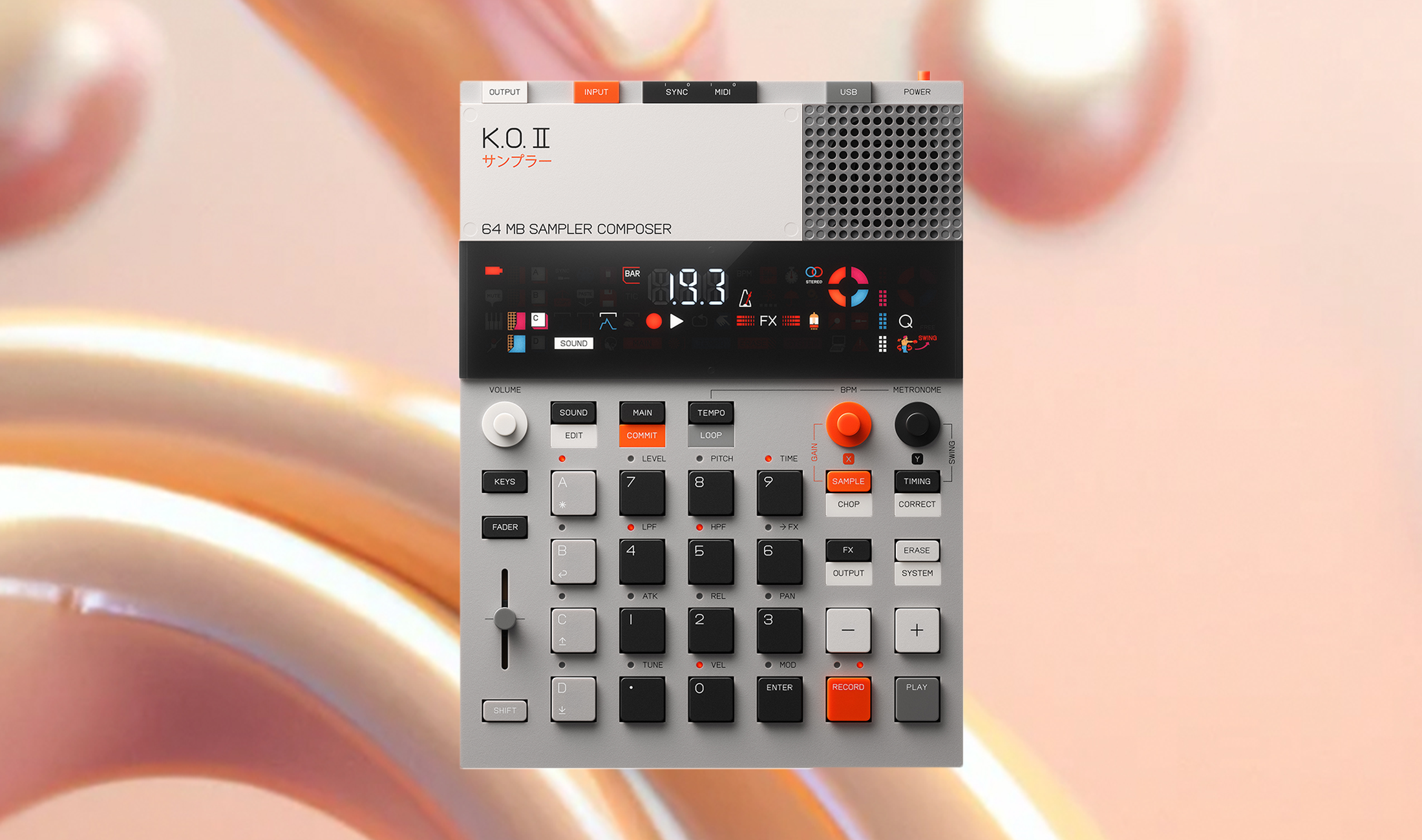 Teenage Engineering steigt mit dem EP-133 K.O. II Sampler und Sequencer in den Ring