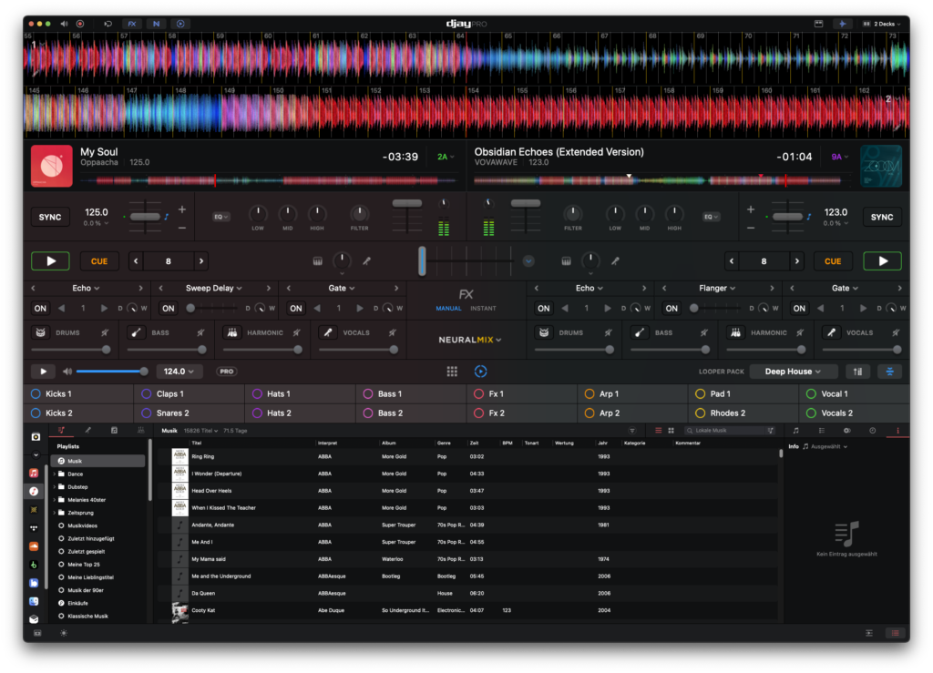 Kostenlose DJ-Software: djay Pro.