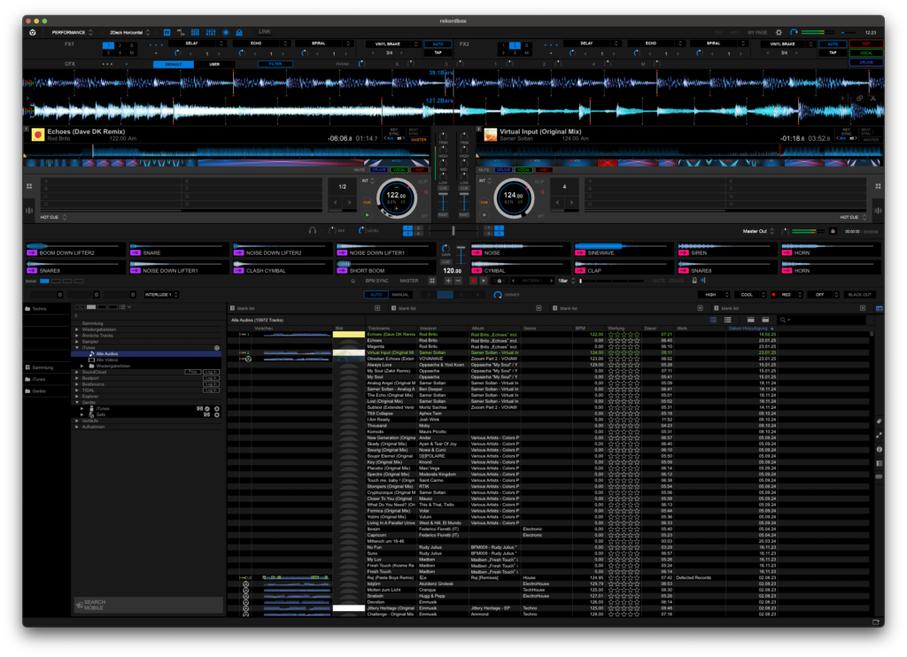 DJ-Software for free: Rekordbox.
