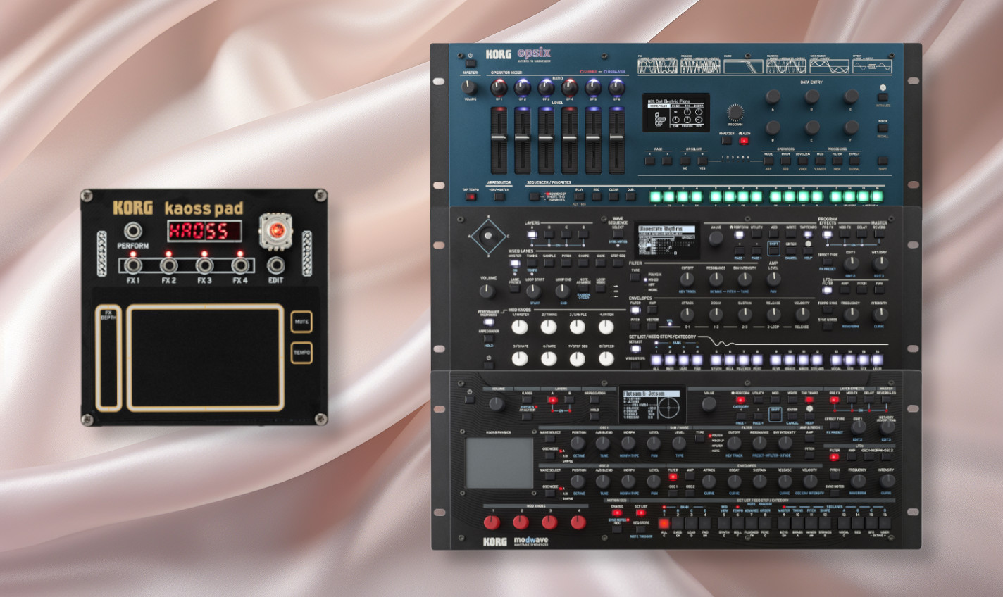 Korg: Ankündigungswelle mit NTS-3 kaoss Pad und Desktop-Modulen