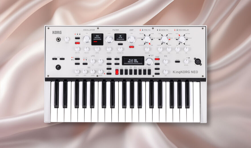 Korg KingKORG Neo: Neuauflage mit verändertem Design und Vocoder