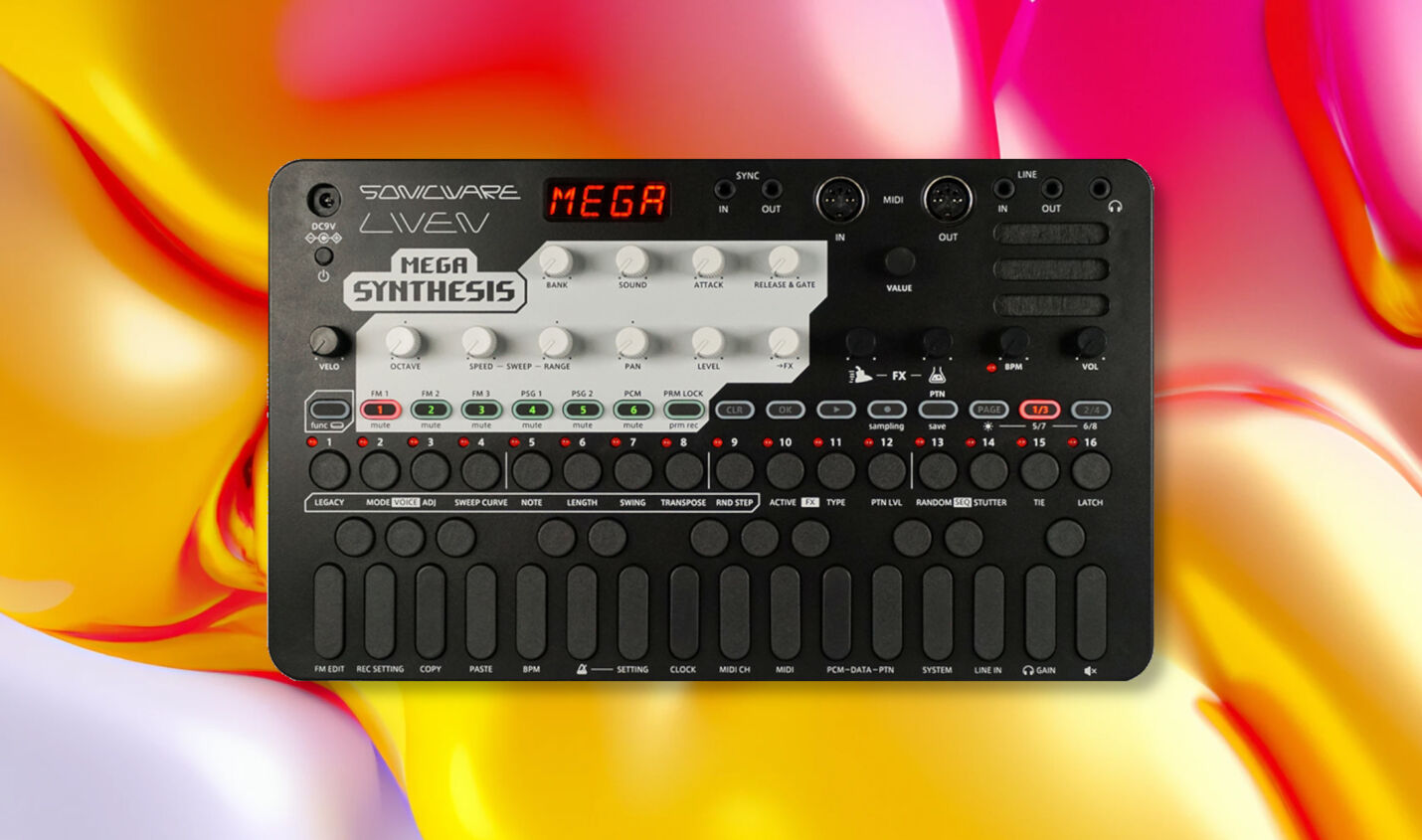 Sonicware Liven Mega Synthesis bringt die Sega MegaDrive zurück