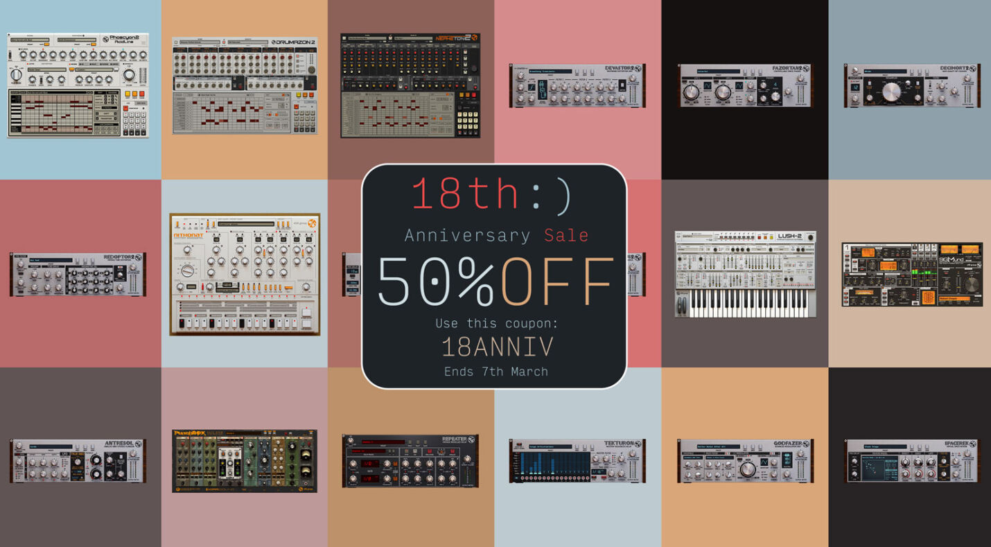 D16 Group feiert 18. Geburtstag mit 50% Rabatt auf alle Plugins