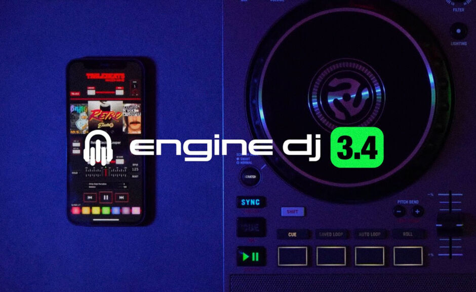 Engine DJ OS 3.4: Audio-Input und Keyboard-Unterstützung über Bluetooth