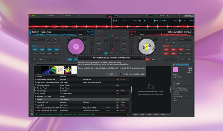 VirtualDJ 2024: Cloud-Speicher-Unterstützung, verbesserte Library und Fuzzy Keymixing