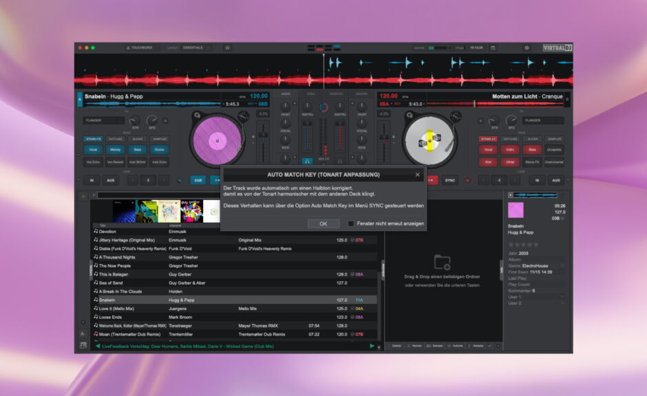 VirtualDJ 2024: Cloud-Speicher-Unterstützung, verbesserte Library und Fuzzy Keymixing