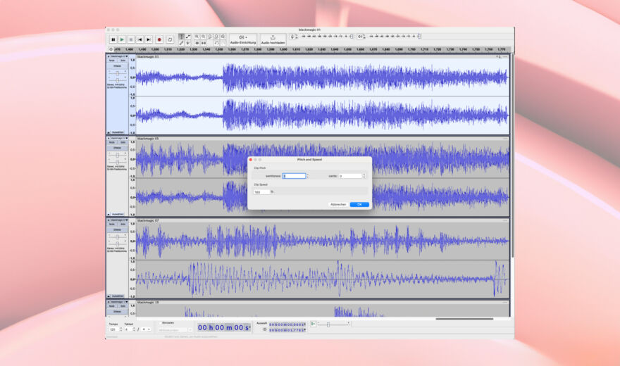 Audacity 3.5: kostenloser Cloud-Speicher und Tempoerkennung