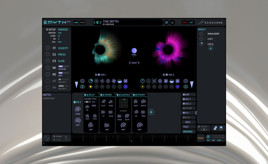 Tracktion Dawesome Myth: Organisches Re-Synthese-Plugin