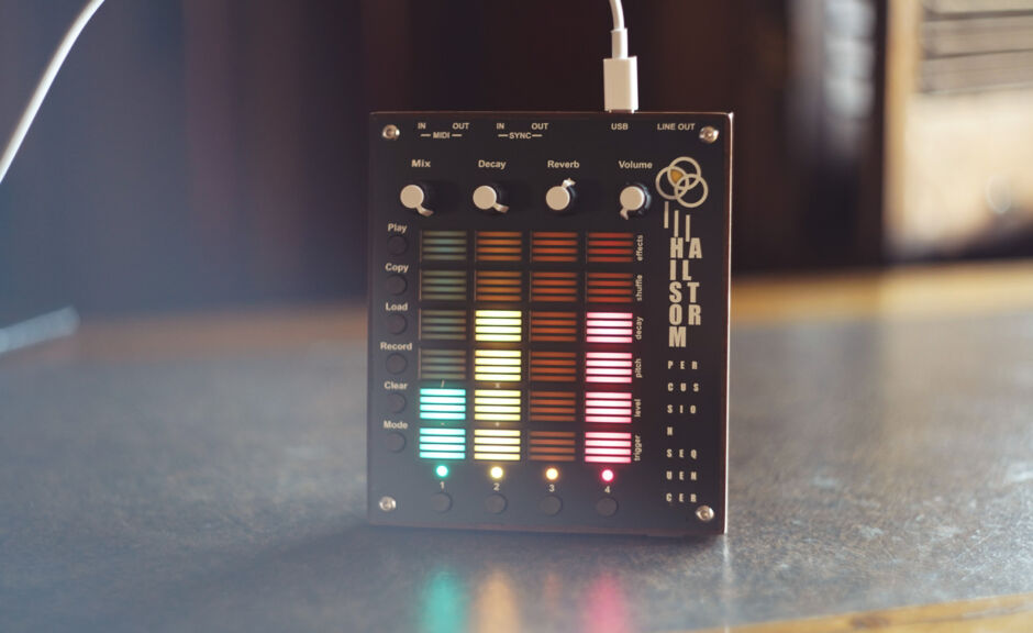 Rainy Day Hailstorm: Drum Synthesizer und Sampler mit Touchstrips