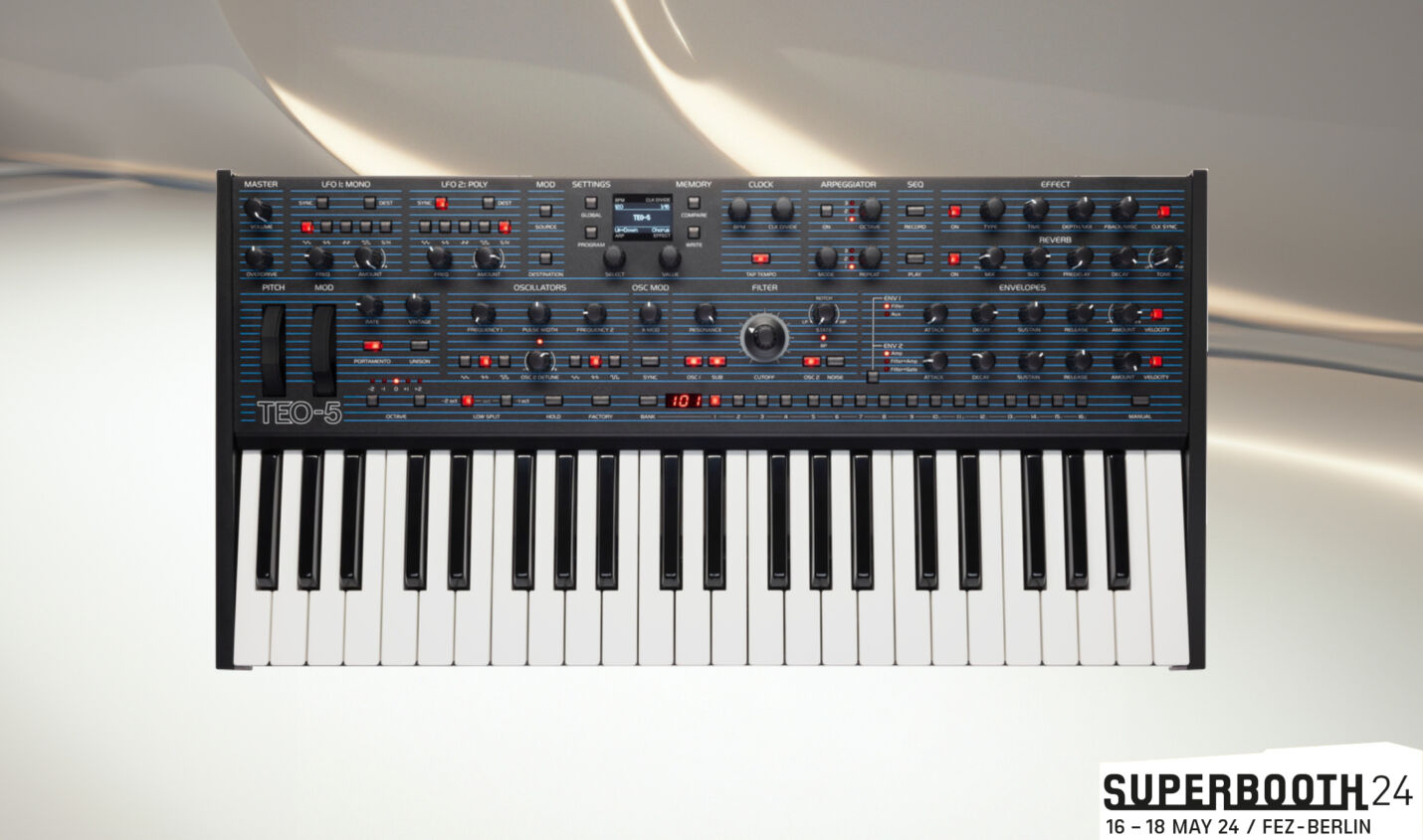 Superbooth 24: Oberheim TEO-5 – Oberheim-Sounds im Kompaktformat