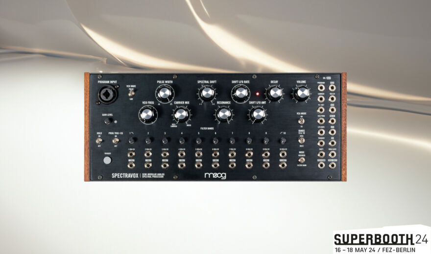 Superbooth 24: Moog Spectravox – Semi-modularer Vocoder