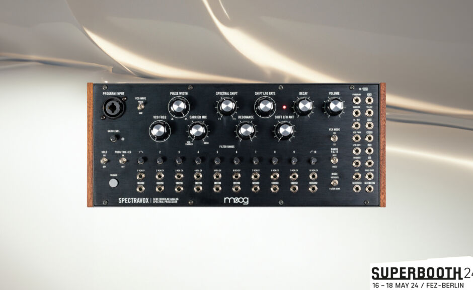 Superbooth 24: Moog Spectravox – Semi-modularer Vocoder