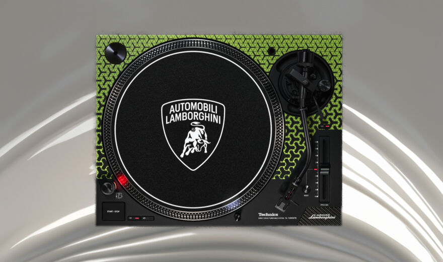 Technics SL-1200M7B: Sondermodell in Kooperation mit Lamborghini