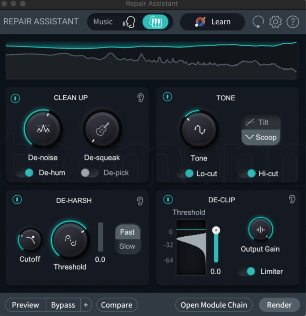 iZotope Repair Assisitant