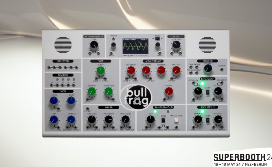 Superbooth 24: Erica Synths Bullfrog XL – Große Version des Lernsynthies