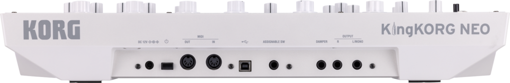 Korg KingKORG NEO Anschl&uuml;sse.