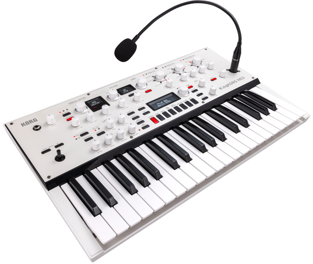 Korg KingKORG NEO von schr&auml;g vorne oben.