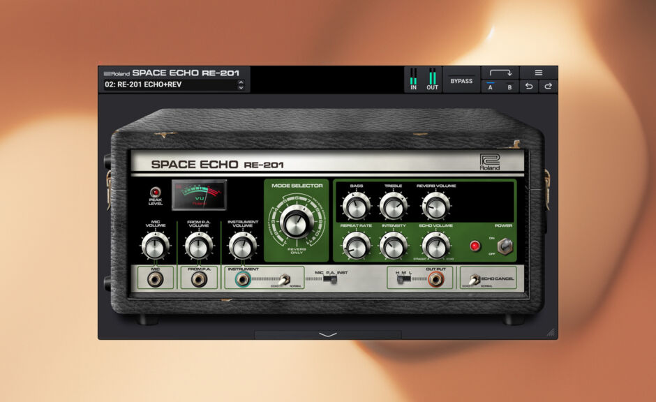 Roland RE-201 Space Echo: Plugin-Version des Originalherstellers